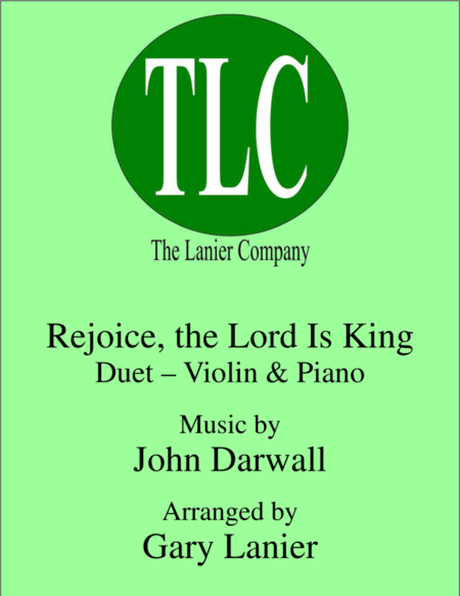 REJOICE, THE LORD IS KING (Duet – Violin and Piano/Score and Parts) image number null