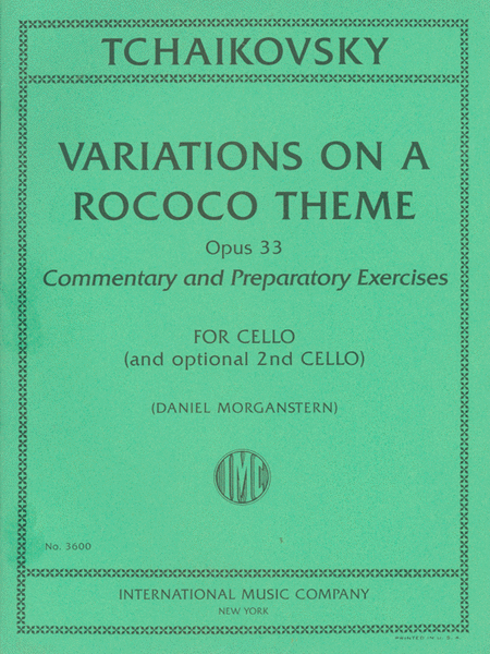 Variations on a Rococo Theme, Opus 33