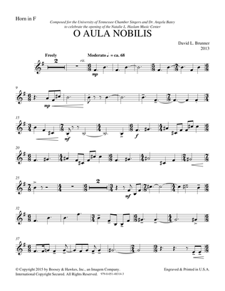 O Aula Nobilis - F Horn