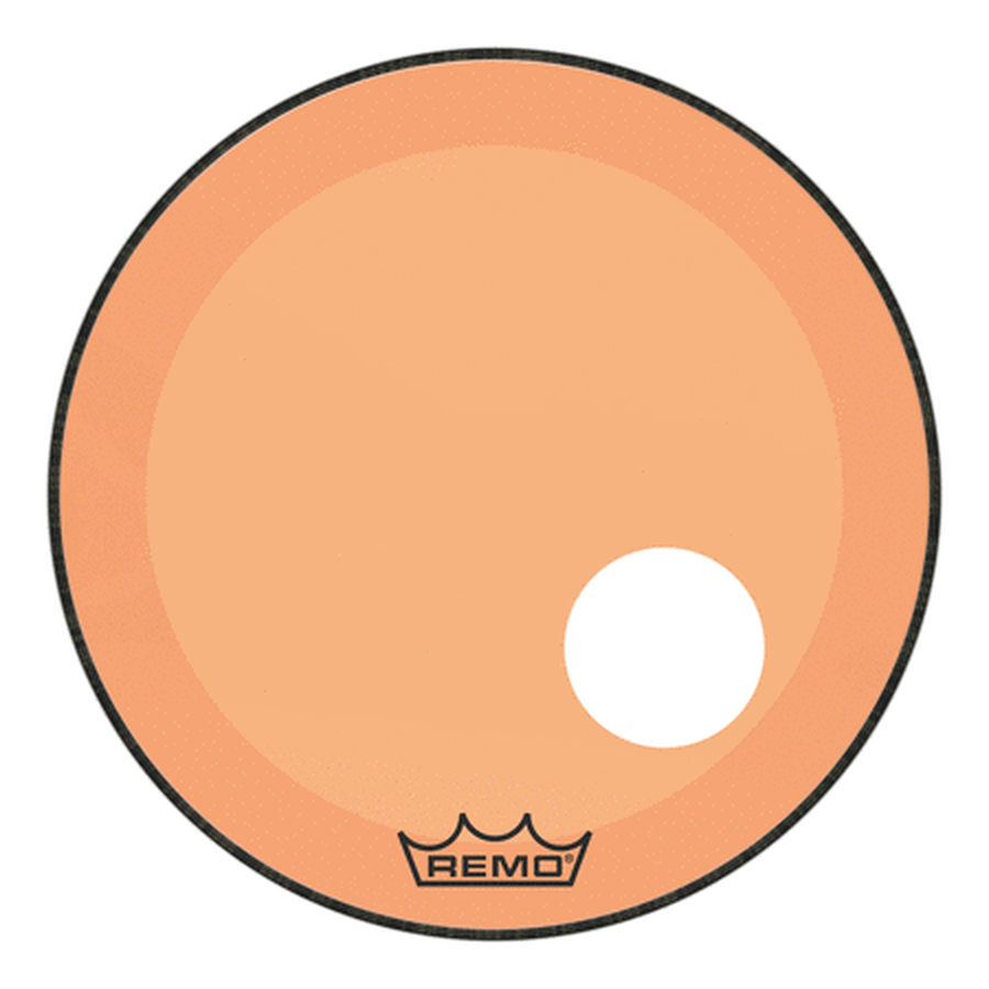 Bass, Powerstroke 3, Colortone, 22“ Diameter, Orange, 5” Offset Hole