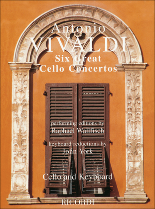 Book cover for Six Great Cello Concertos