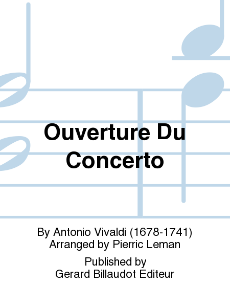 Ouverture Du Concerto