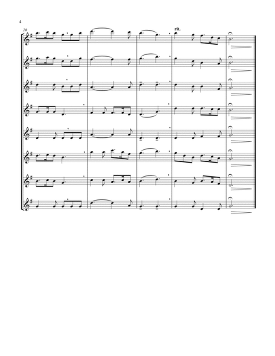 Silent Night (Bb) (Alto Saxophone Octet)