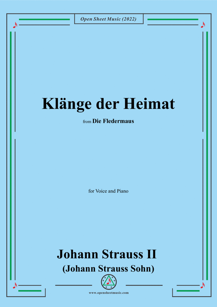 Johann Strauss II-Klänge der Heimat(No.10) image number null