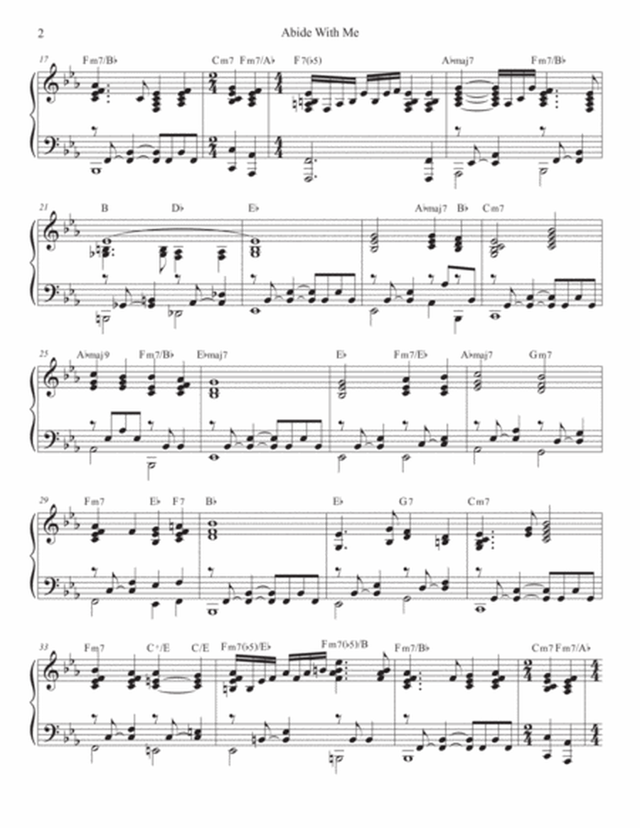 Abide With Me (French Horn solo and Piano) image number null