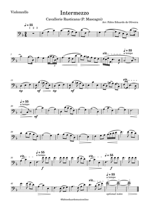Book cover for Intermezzo (Cavalleria Rusticana) - Easy Arrangement