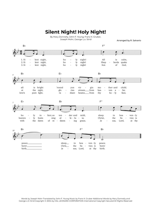 Book cover for Silent Night! Holy Night! (Key of B-Flat Major)