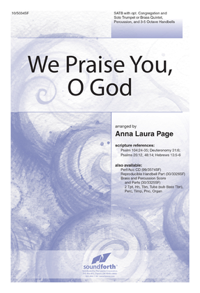 Book cover for We Praise You, O God