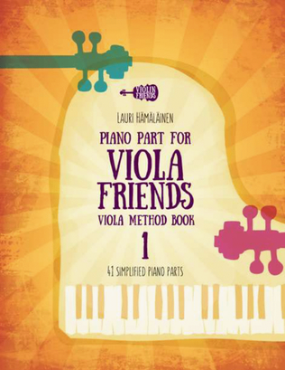 Book cover for Piano Part for Violin Friends Violin Method Book 1.