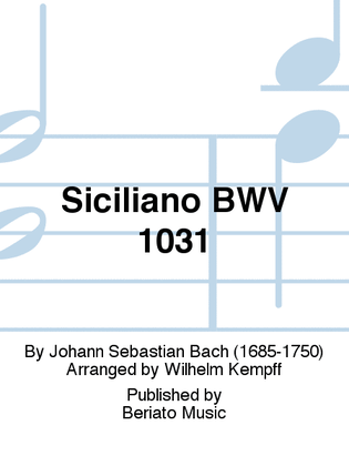 Siciliano BWV 1031