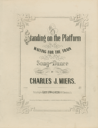Book cover for Standing on the Platform Waiting for the Train. Song and Dance