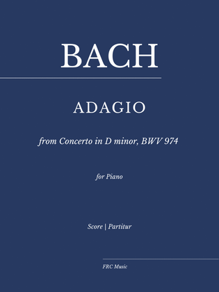 Bach: Adagio from Concerto in D minor, BWV 974 (d'après Marcello) as played by Víkingur Ólafsson