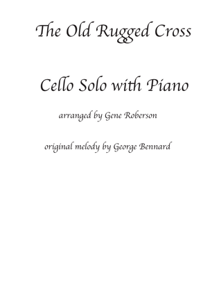 Book cover for The Old Rugged Cross Cello Solo Revised