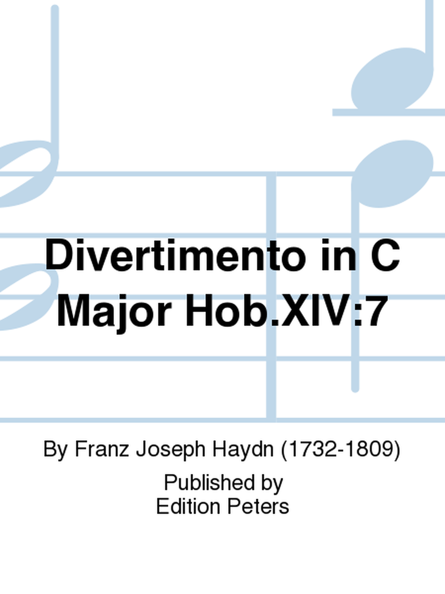 Divertimento in C Major Hob.XIV:7  Sheet Music