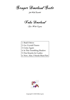 Book cover for Woodwind Quartet - Semper Dowland Suite