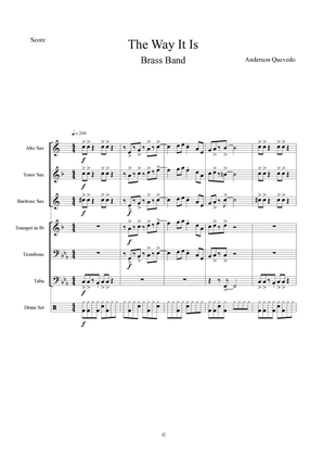 The Way It Is for Brass Band - Original Composition and Arrangement by Anderson Quevedo
