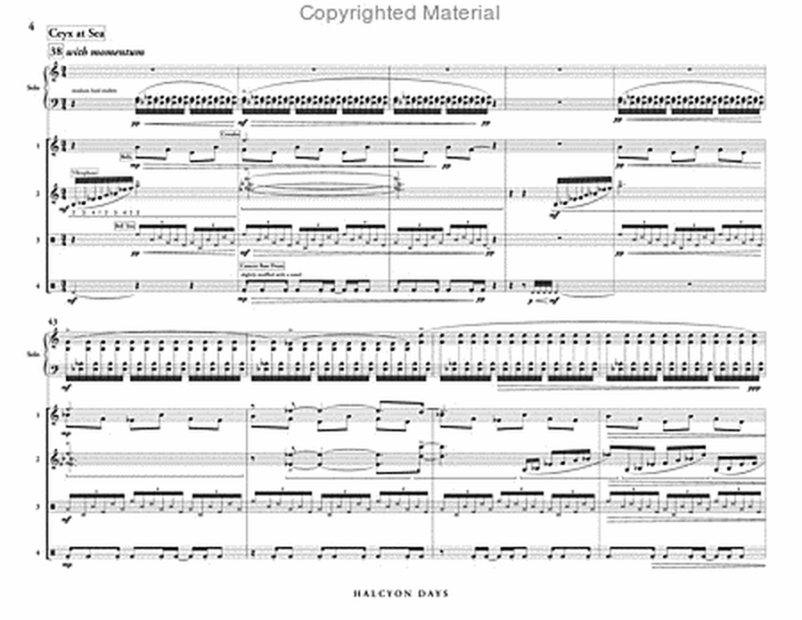 Halcyon Days (score & parts) image number null