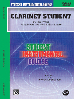 Book cover for Student Instrumental Course Clarinet Student