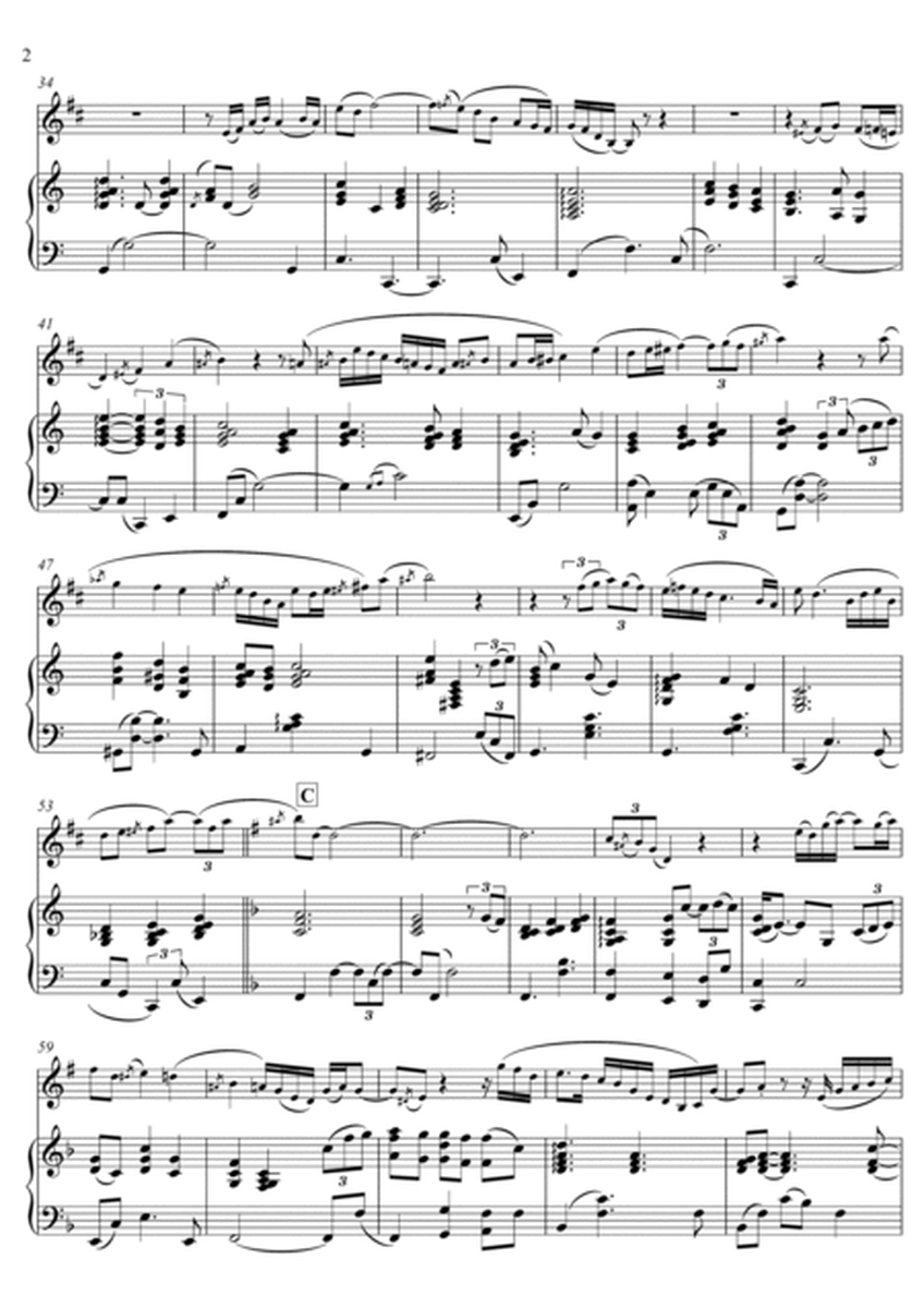 Silent night - INTERMEDIATE (soprano sax & piano) image number null
