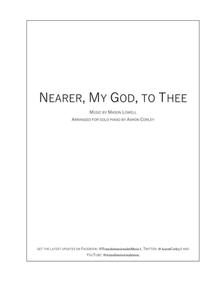 Book cover for Nearer, My God, to Thee