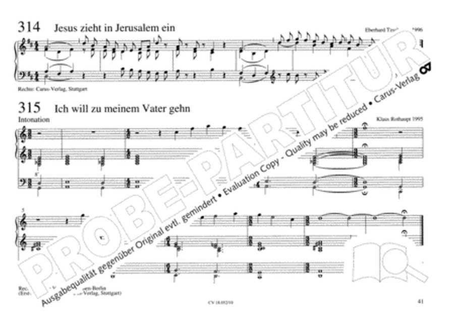 Esslinger Orgelbuch, Bd I-III