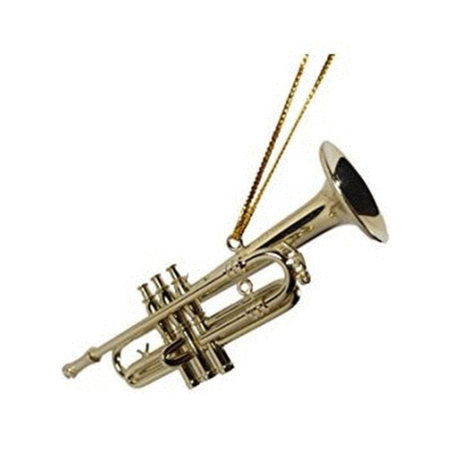 Mini Trumpet Ornament (4.5)