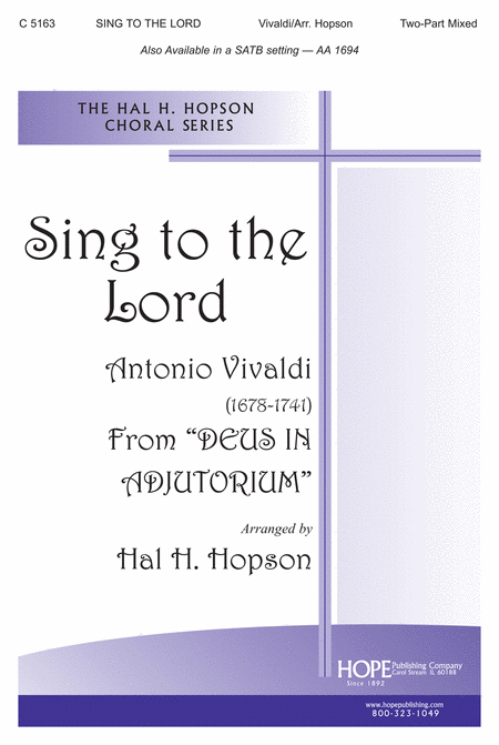 Sing to the Lord