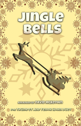 Book cover for Jingle Bells, Jazz Style, for Trumpet and Tenor Horn Duet