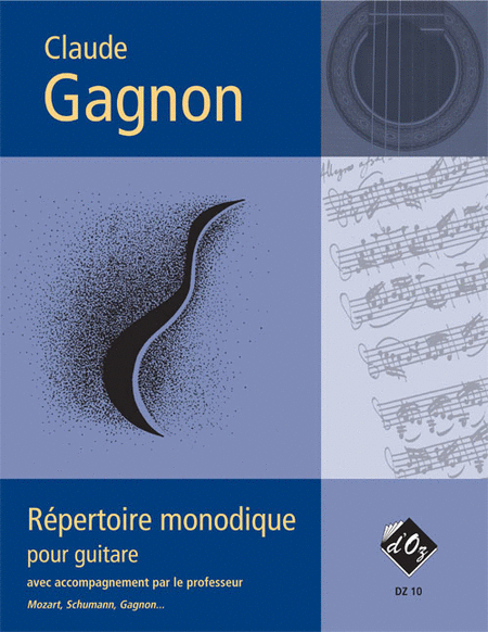 Répertoire monodique pour guitare