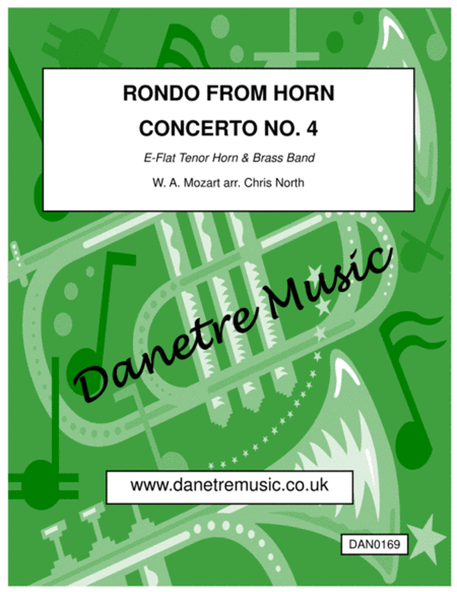 Rondo from Mozart's 4th Horn Concerto (Brass Band) image number null