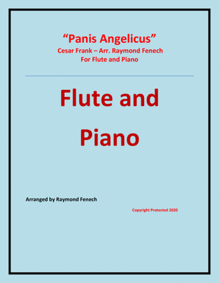 Book cover for Panis Angelicus - Flute and Piano