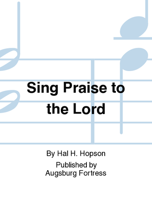 Book cover for Sing Praise to the Lord
