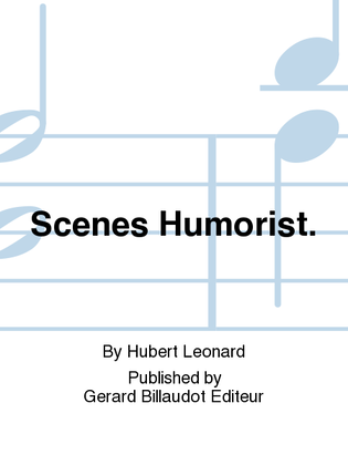 Book cover for Scenes Humorist.