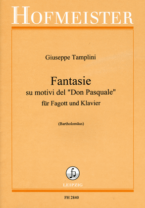 Book cover for Fantasia su motivi del "Don Pasquale"