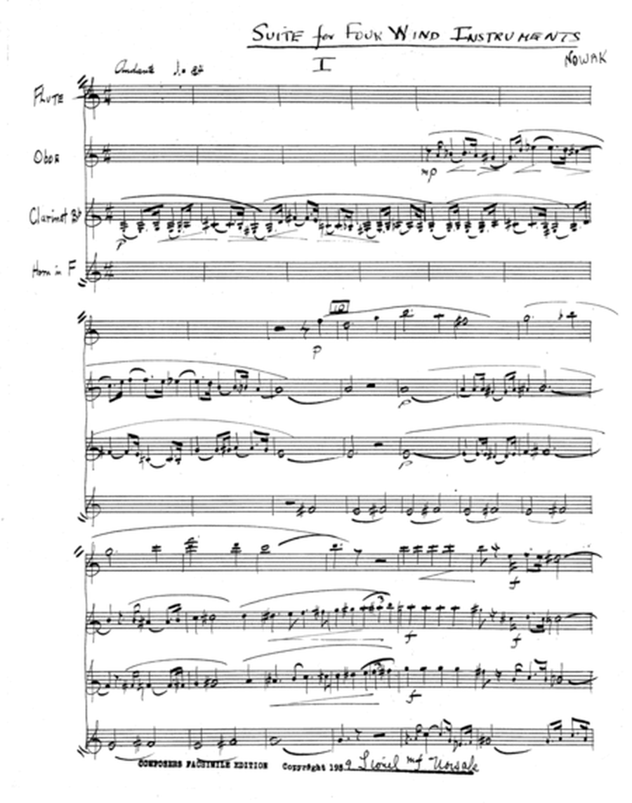 [NowakL] Suite for Four Instruments