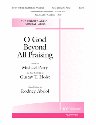 Book cover for O God Beyond All Praising