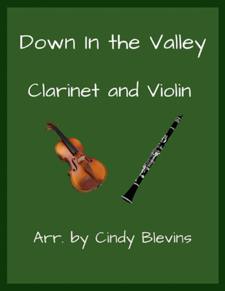 Book cover for Down In The Valley, Clarinet and Violin