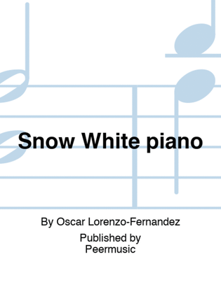 Snow White piano