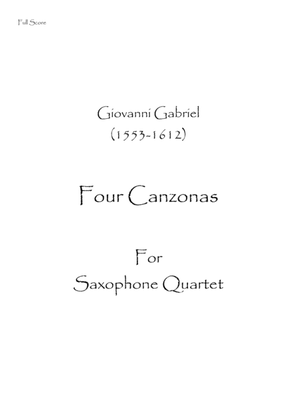 Book cover for Four Canzonas