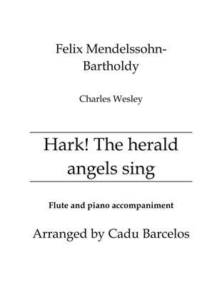 Book cover for Hark! The herald angels sing (Flute and piano)