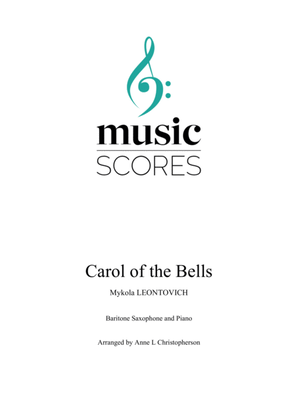 Book cover for Carol of the Bells - Baritone Sax and Piano - G Minor