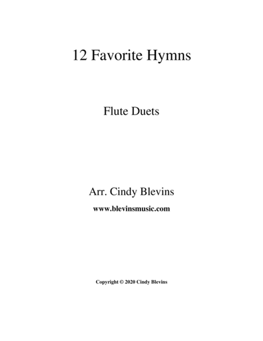 12 Favorite Hymns, Flute Duets image number null