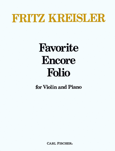 Favorite Encore Folio