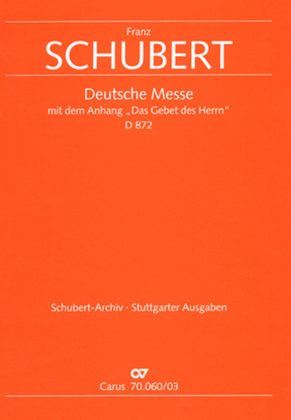 Book cover for Deutsche Messe