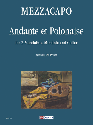 Book cover for Andante et Polonaise for 2 Mandolins, Mandola and Guitar