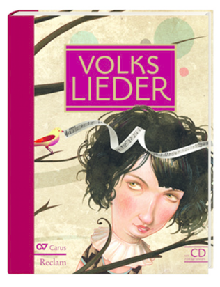 Book cover for Volkslieder - Liederbuch + Mitsing-CD