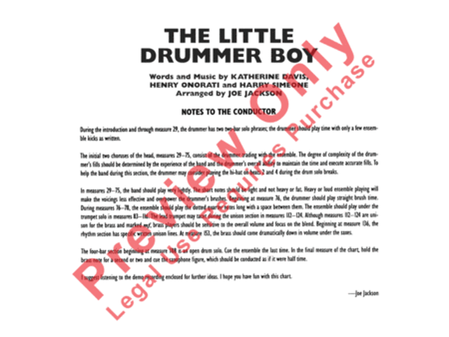 The Little Drummer Boy image number null