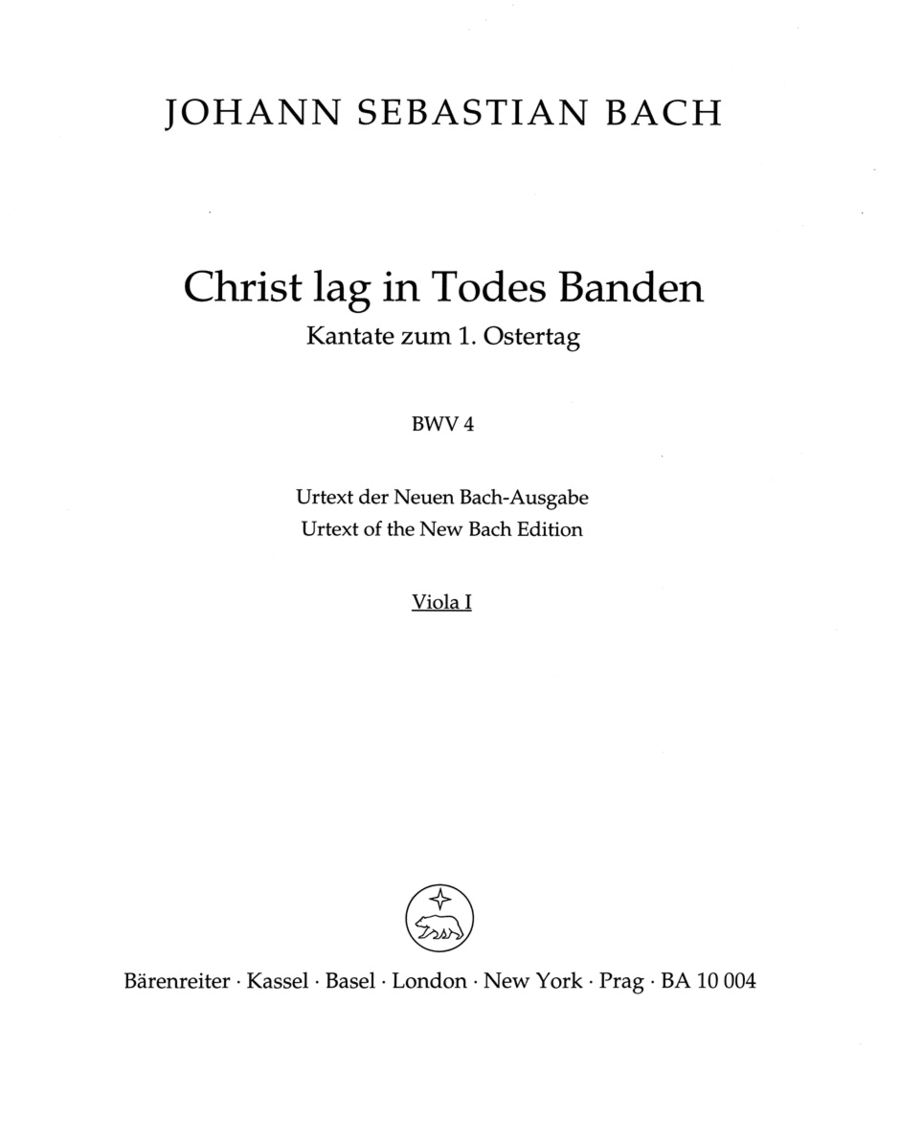 Christ lag in Todesbanden