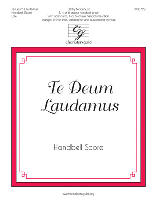 Book cover for Te Deum Laudamus - Handbell Score