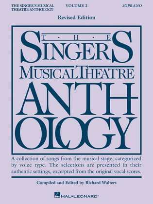 Book cover for The Singer's Musical Theatre Anthology – Volume 2